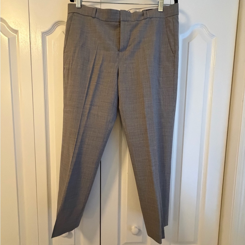Banana Republic Avery Grey Wool Trousers